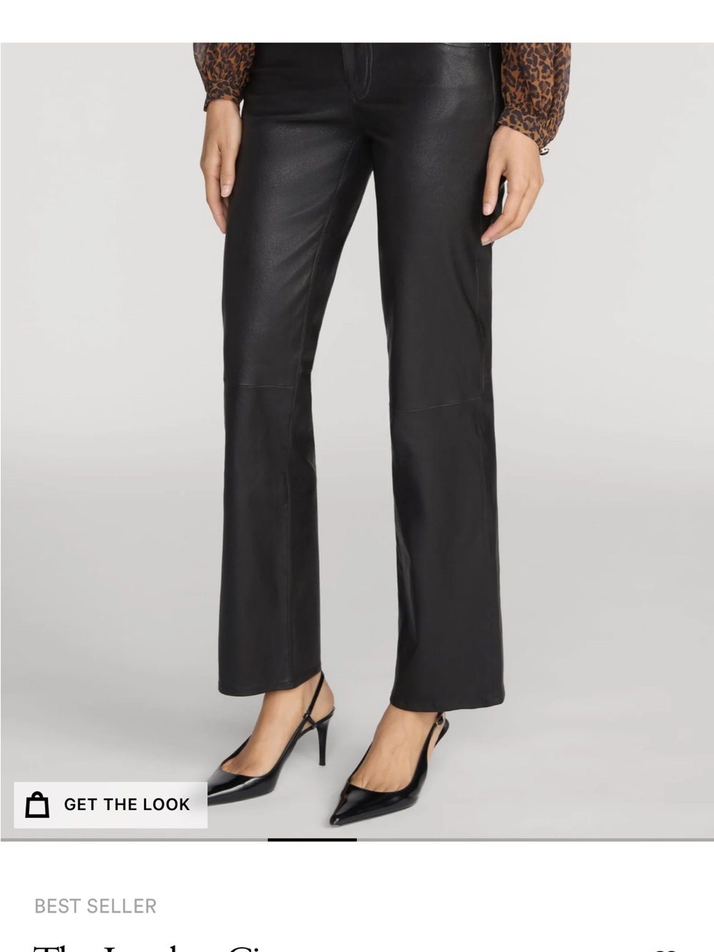 Frame 100 percent lamb leather Pants
